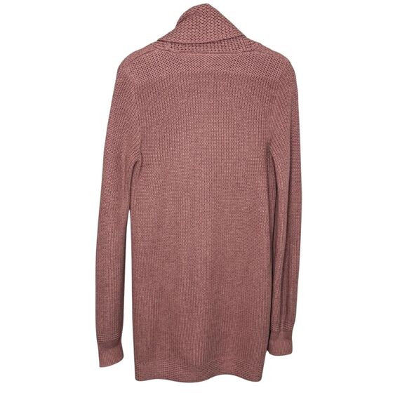 Ralph Lauren Sweater Womens Medium Pink Shawl Collar Cardigan Cotton Cashmere - Picture 3 of 8